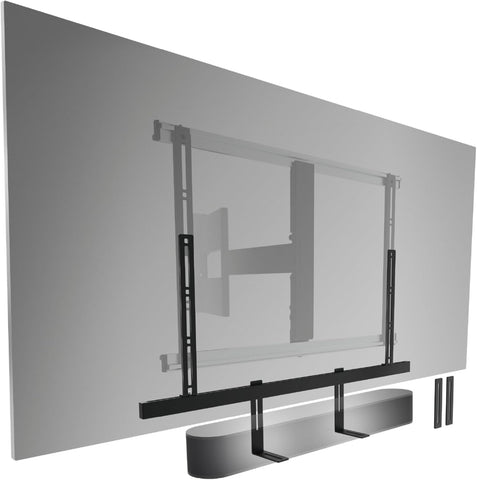 Vogel's Sound 3550 soundbar Mount | Also fits Bose Soundbar 500/700 | Sonos Arc/Ultra/Beam/Playbar | Samsung | Sony | LG and JBL | Mount for VESA 100 to 600 | Black | Max. 14.3 lbs (6,5 kg)