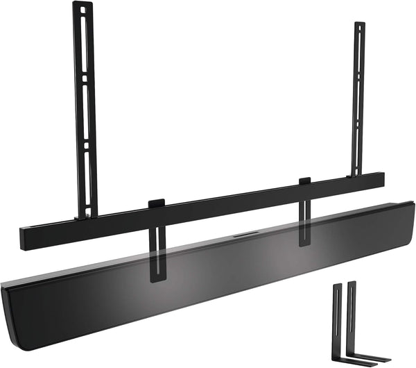 Vogel's Sound 3550 soundbar Mount | Also fits Bose Soundbar 500/700 | Sonos Arc/Ultra/Beam/Playbar | Samsung | Sony | LG and JBL | Mount for VESA 100 to 600 | Black | Max. 14.3 lbs (6,5 kg)