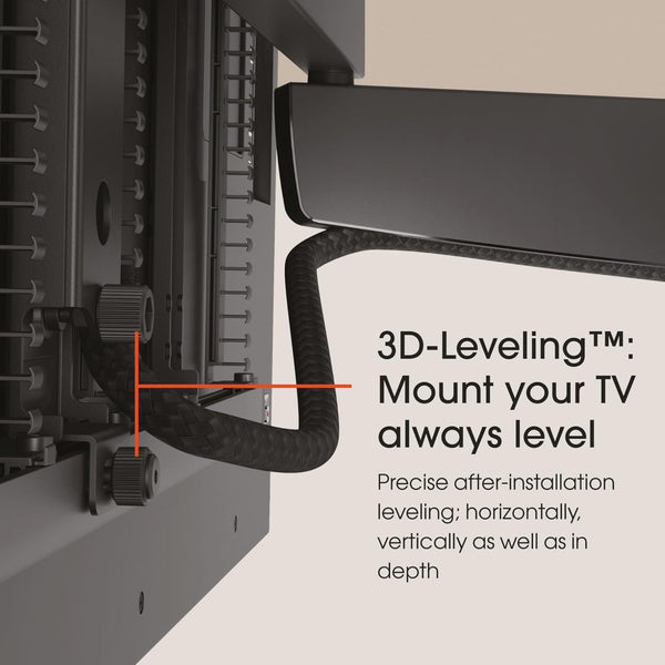 Vogel's TVM 7675 Electric Swiveling TV Wall Mount Bracket for 40-77 Inch TVs, Swivels up to 120°, Holds Max 35 kg TVs, Rotates Via Siri, App Or Remote Control, Universally Compatible