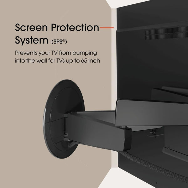 Vogel's TVM 7655 Signature Full-Motion TV Wall Mount for 40-77 Inch TVs, Premium DesignMount, TV Bracket Swivels up to 120°, Max. 35 kg, VESA 200x100 up to 600x400