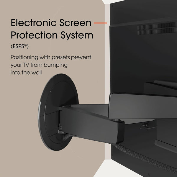 Vogel's TVM 7675 Electric Swiveling TV Wall Mount Bracket for 40-77 Inch TVs, Swivels up to 120°, Holds Max 35 kg TVs, Rotates Via Siri, App Or Remote Control, Universally Compatible
