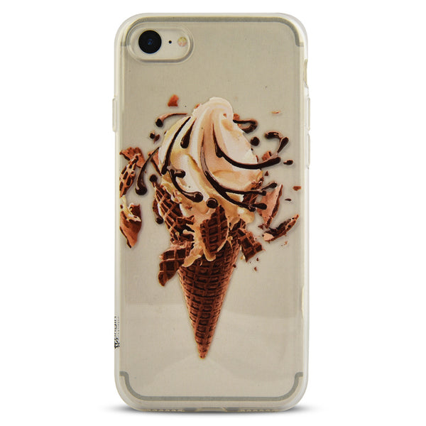 iOrigin iPhone 7 & 7 Plus Clear Silicone Case - Ice Cream Burst