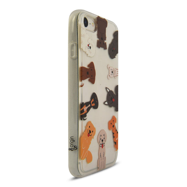 iOrigin iPhone 7 & 7 Plus Clear Silicone Case - Dogs
