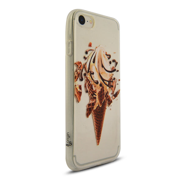 iOrigin iPhone 7 & 7 Plus Clear Silicone Case - Ice Cream Burst