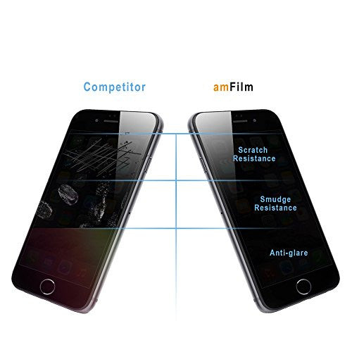 amFilm iPhone 7/ 6S/ 6 Screen Protector Tempered Glass (2-Pack)