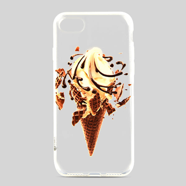iOrigin iPhone 7 & 7 Plus Clear Silicone Case - Ice Cream Burst