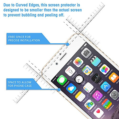 amFilm iPhone 7/ 6S/ 6 Screen Protector Tempered Glass (2-Pack)
