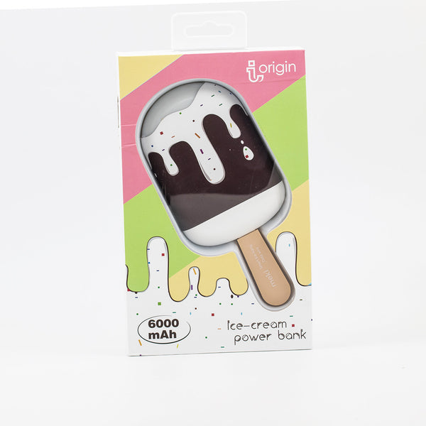 iOrigin Ice Cream Power Bank 6000MAH - Chocolate