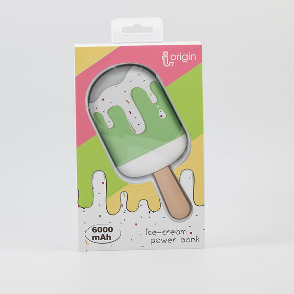 iOrigin Ice Cream Power Bank 6000MAH - Pistachio