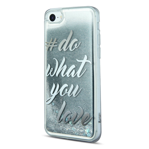 iOrigin iPhone 7 / iPhone 7 Plus Clear Glitter Case - Do What You Love