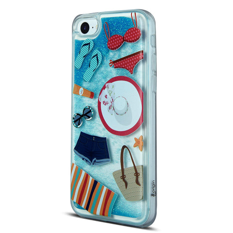 iOrigin iPhone 7 / iPhone 7 Plus Clear Glitter Case - Lady Cloth