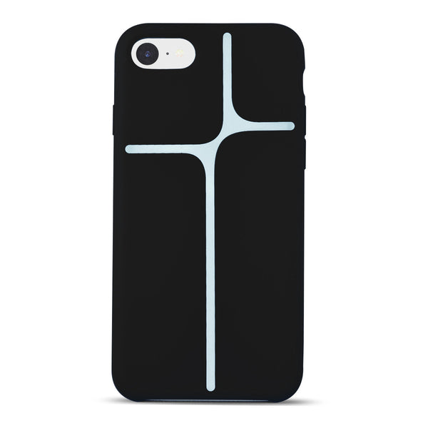 iOrigin iPhone 7 & 7 Plus Geometric Silicone Case - Black