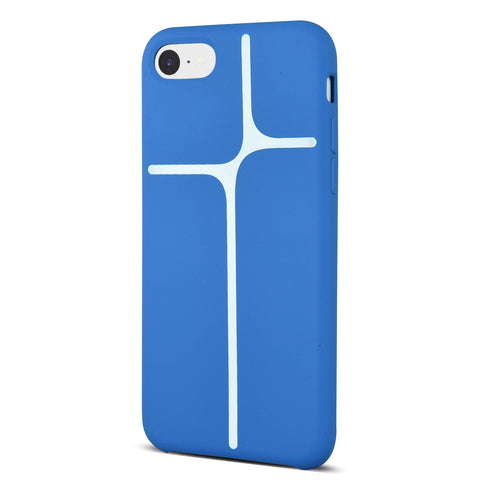 iOrigin iPhone 7 & 7 Plus Geometric Silicone Case - Blue