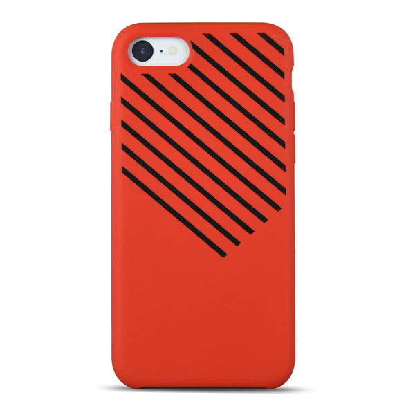 iOrigin iPhone 7 & 7 Plus Twill Silicone Case - Red