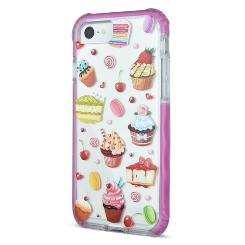 iOrigin iPhone 7 / iPhone 7 Plus Clear Bumper Case - Many Cakes