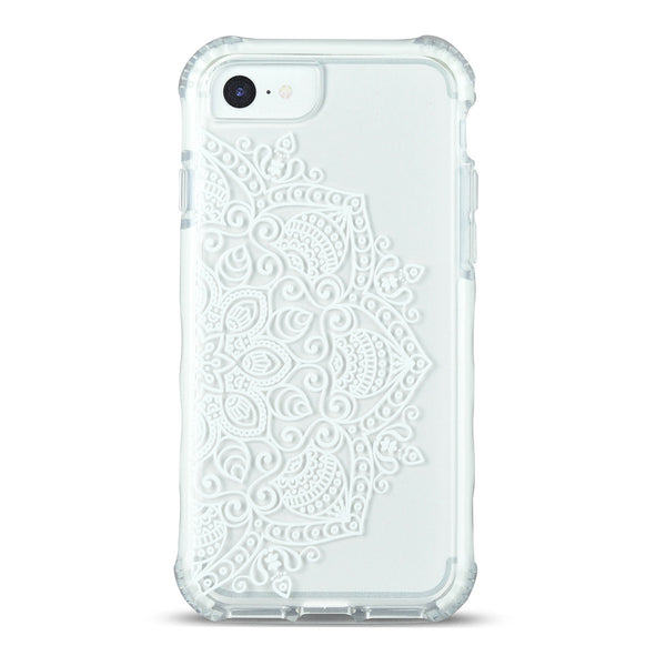 iOrigin iPhone 7 / iPhone 7 Plus Clear Bumper Case - White Ornament