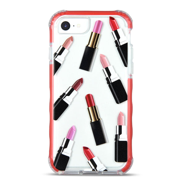 iOrigin iPhone 7 / iPhone 7 Plus Clear Bumper Case - Lipstick
