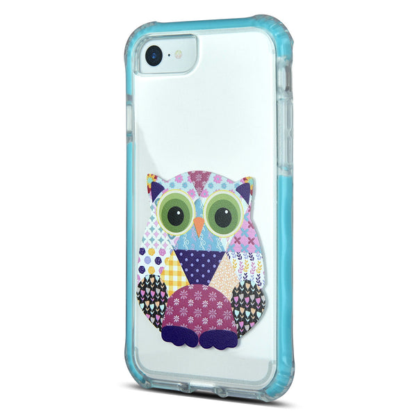 iOrigin iPhone 7 / iPhone 7 Plus Clear Bumper Case - Colorful Owl