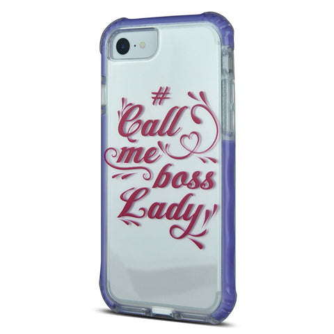 iOrigin iPhone 7 / iPhone 7 Plus Clear Bumper Case - Call Me Boss Lady