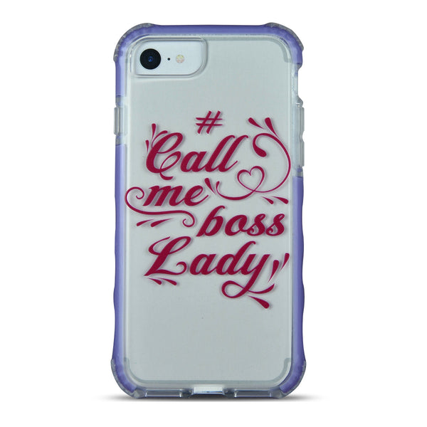 iOrigin iPhone 7 / iPhone 7 Plus Clear Bumper Case - Call Me Boss Lady