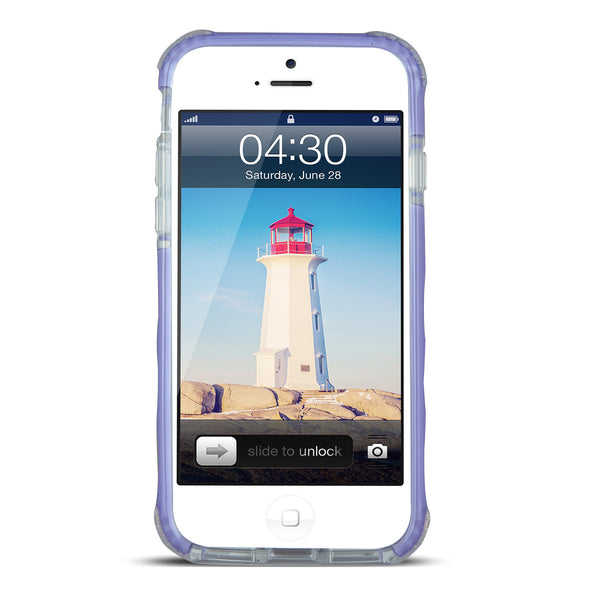 iOrigin iPhone 7 / iPhone 7 Plus Clear Bumper Case - Violet Bumper