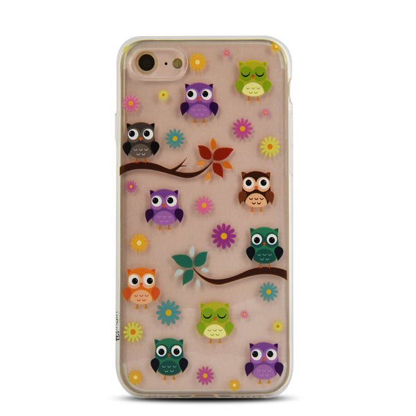iOrigin iPhone 7 & 7 Plus Clear Silicone Case - Owls