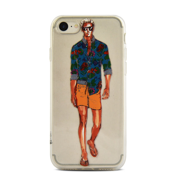 iOrigin iPhone 7 & 7 Plus Clear Silicone Case -Man Walking