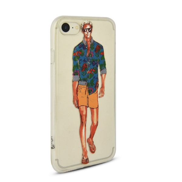 iOrigin iPhone 7 & 7 Plus Clear Silicone Case -Man Walking