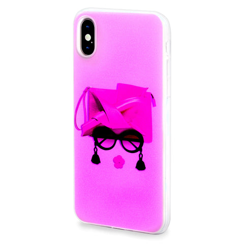 iOrigin iPhone X Cases Flexible Soft TPU Back Cover (Think Pink)