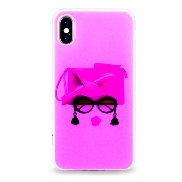 iOrigin iPhone X Cases Flexible Soft TPU Back Cover (Think Pink)