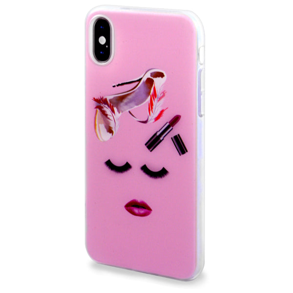 iOrigin iPhone X Cases Flexible Soft TPU Back Cover (Girly Stuff)