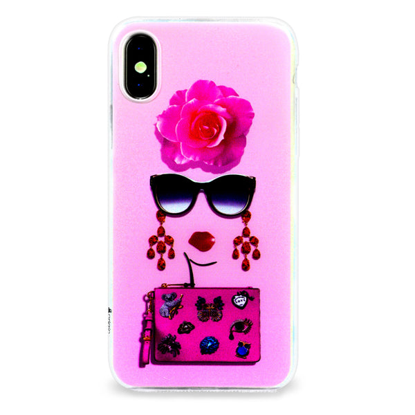 iOrigin iPhone X Cases Flexible Soft TPU Back Cover (Rosie)