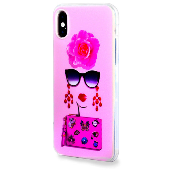 iOrigin iPhone X Cases Flexible Soft TPU Back Cover (Rosie)