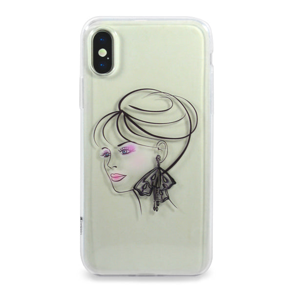 iOrigin iPhone X Cases Clear Flexible Soft TPU Back Cover (Sophistication)