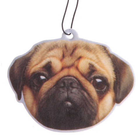 Peach Scented Pug Air Freshener