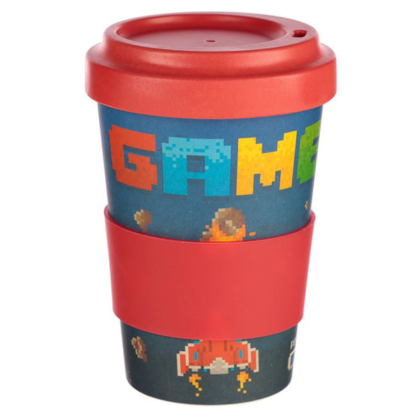 Bambootique Eco Friendly Game Over Design Travel Mug