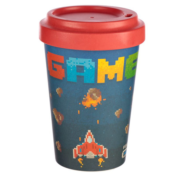Bambootique Eco Friendly Game Over Design Travel Mug