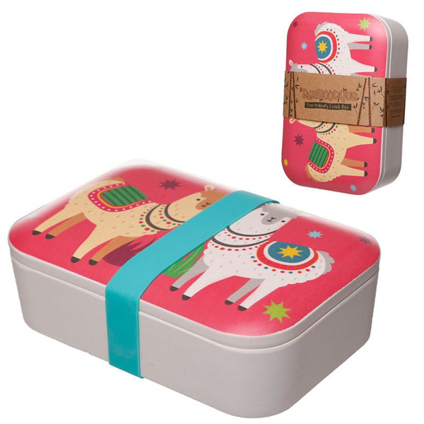 Bambootique Eco Friendly Llamapalooza Reusable Lunch Box