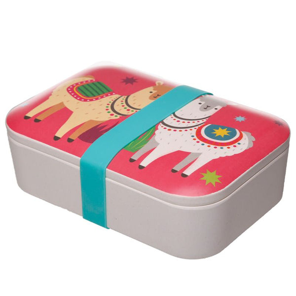 Bambootique Eco Friendly Llamapalooza Reusable Lunch Box