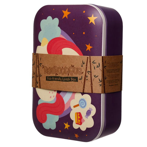 Bambootique Eco Friendly Sweet Dreams Unicorn Lunch Box