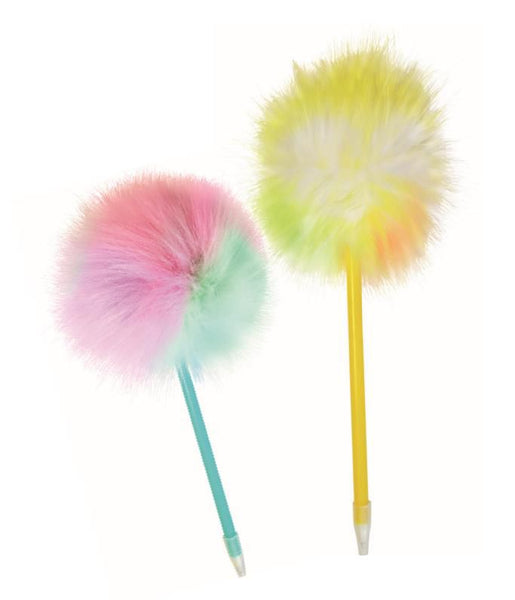 Pompom Rainbow Pens