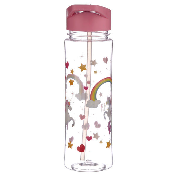 Water Bottle 500Ml - Enchanted Rainbows Unicorn