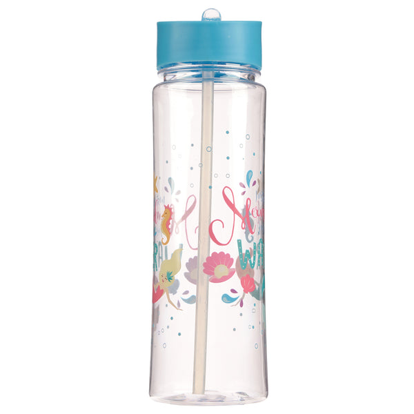 Water Bottle 500Ml - Enchanted Seas Mermaid Slogan