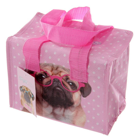 Puckator Pink Pug Lunch Box Cool Bag