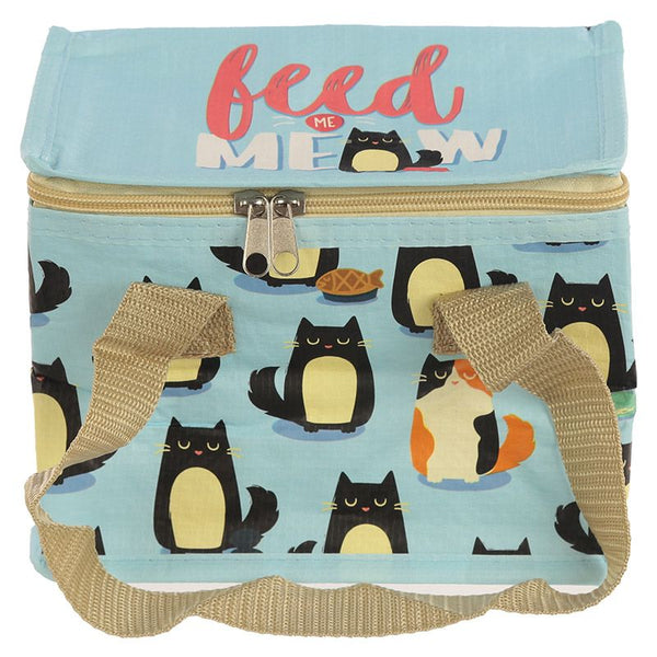 Woven Cool Bag Lunch Box - Feline Fine Cat