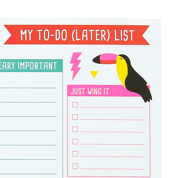 Happy Zoo Just Hanging My To-Do Printed Notepad