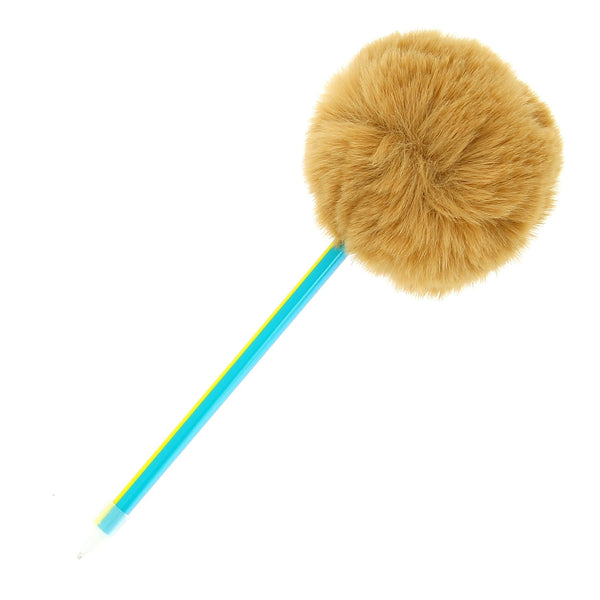 Happy Zoo Just Hanging Ballpen with Furry Animal Topper (Assorted)