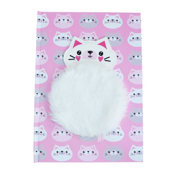 Happy Zoo Just Hanging Cat A5 Ruled Notebook