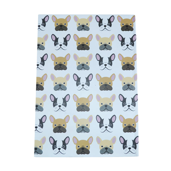 Happy Zoo Just Hanging Pug A5 Ruled Notebook