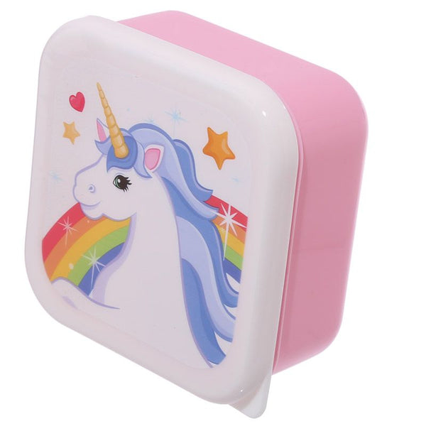 Enchanted Rainbow Unicorn - Set of 3 Lunch Boxes
